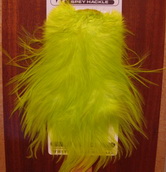  ����� ������ ���� (�������� �����) spey hackle saddle fl yel/chartreuse